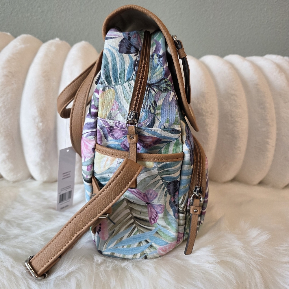 Butterlies Multi-Color Backpack - Picture 2 of 16